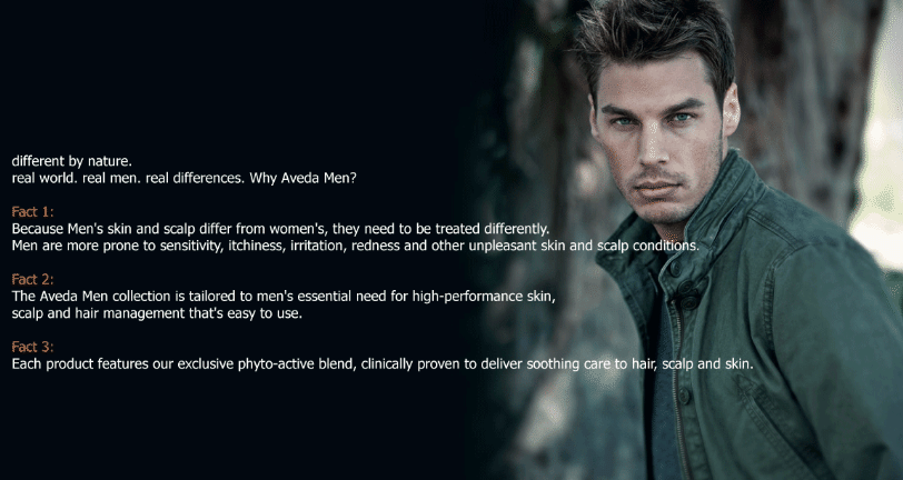 Men's Products - Infinite Angles Hair and Skin Studio Aveda concept salon